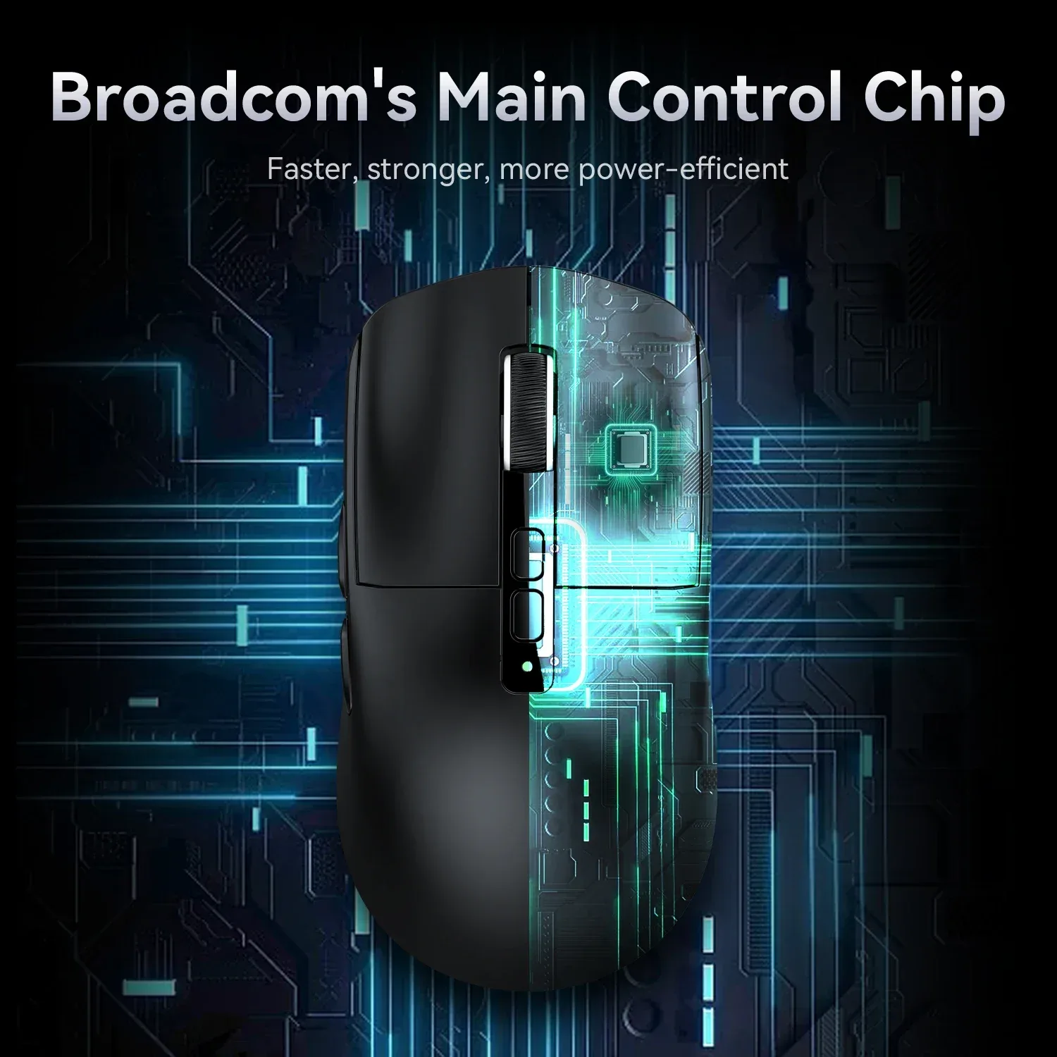 Souris Gamer X6 PAW3395 - Connexion Tri-mode avec Station de Charge Magnétique RGB - Image 6