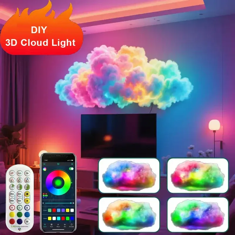 Nuage de tonnerre LED