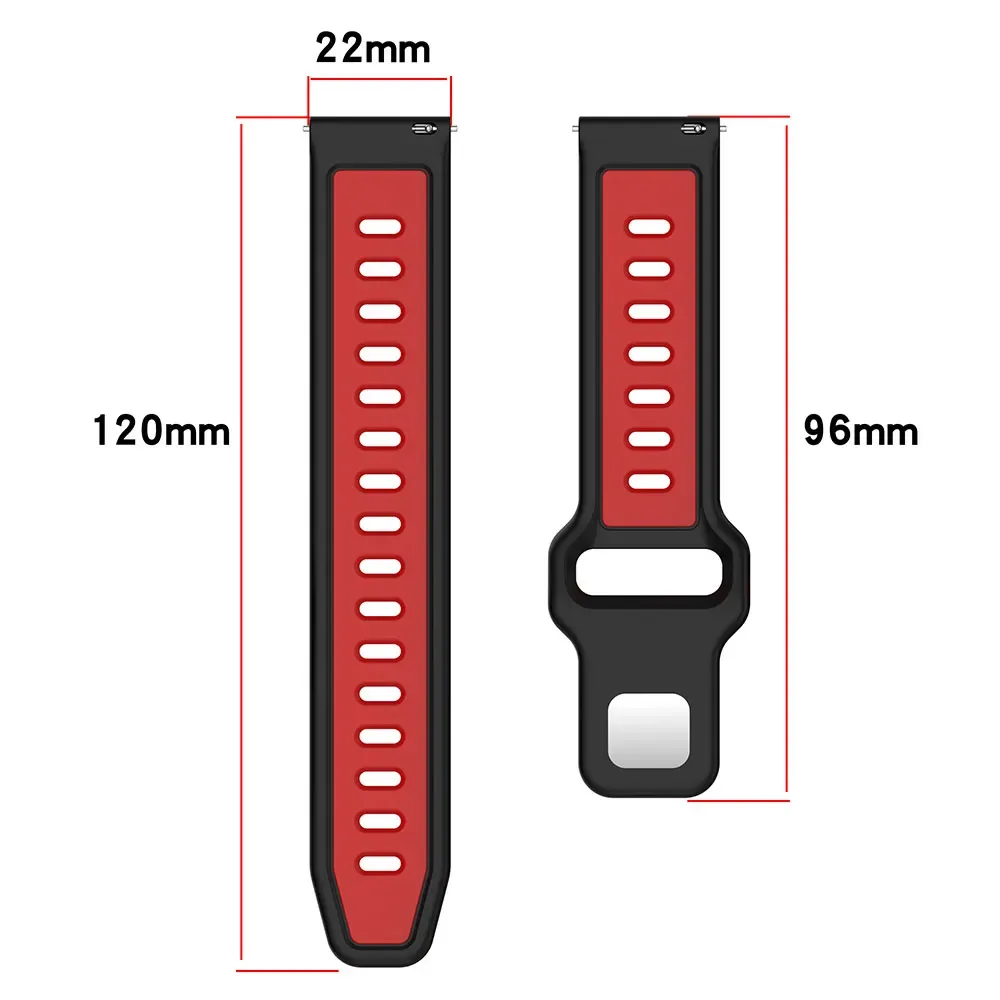 Bracelet en silicone 22 mm pour Amazfit Helio - Image 6