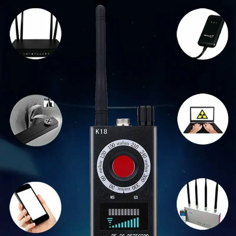 Détecteur multifonction K18 - Anti-espionnage, signaux RF et traceurs GPS 5