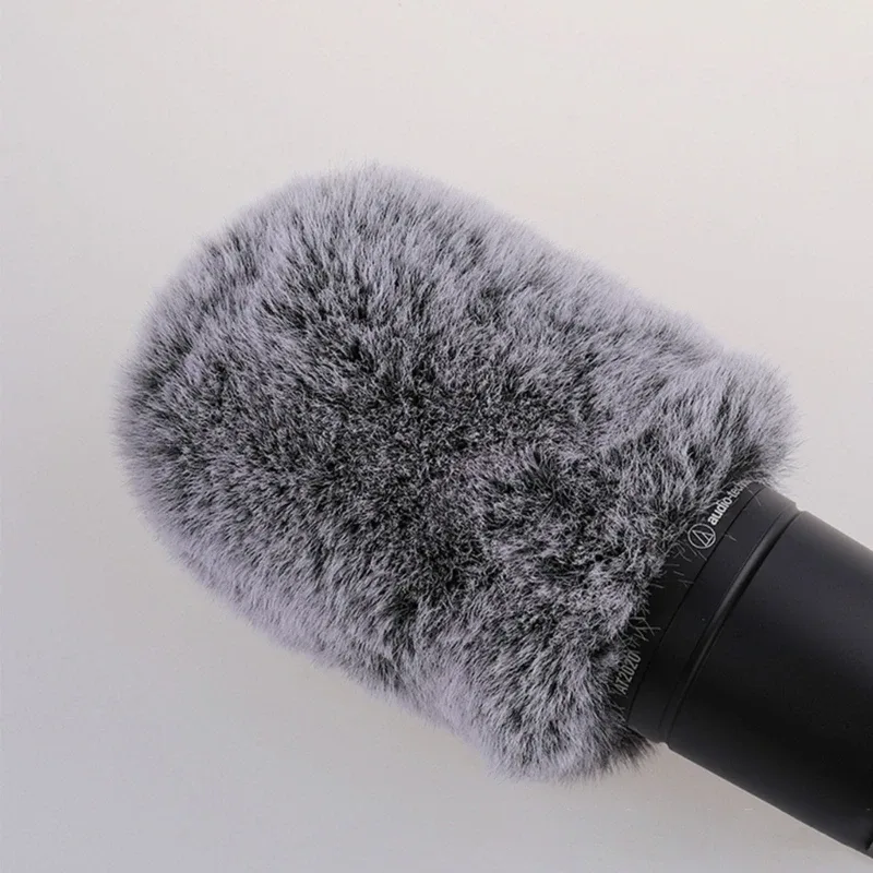 Bonnette anti-vent en fourrure pour microphone AT2020 - Image 2