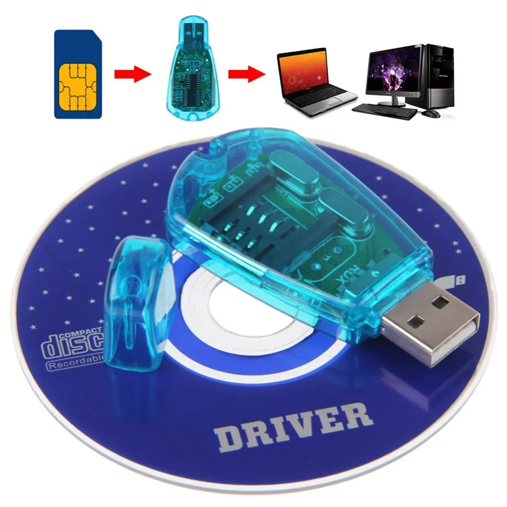 Lecteur et graveur de carte SIM USB - Kit de sauvegarde GSM/CDMA - Image 2