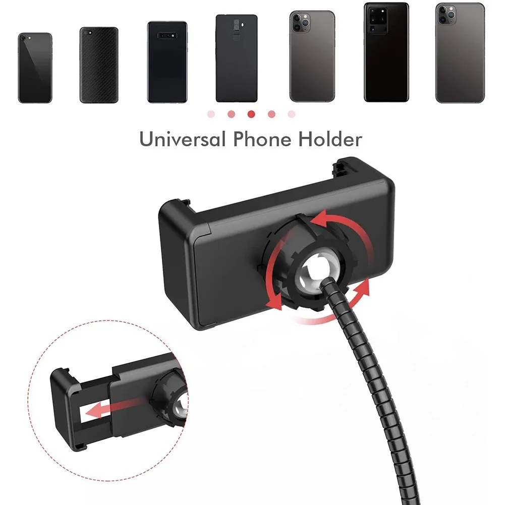 Anneau Lumineux LED avec Trépied 20 cm pour Smartphone et Vidéo - Image 2