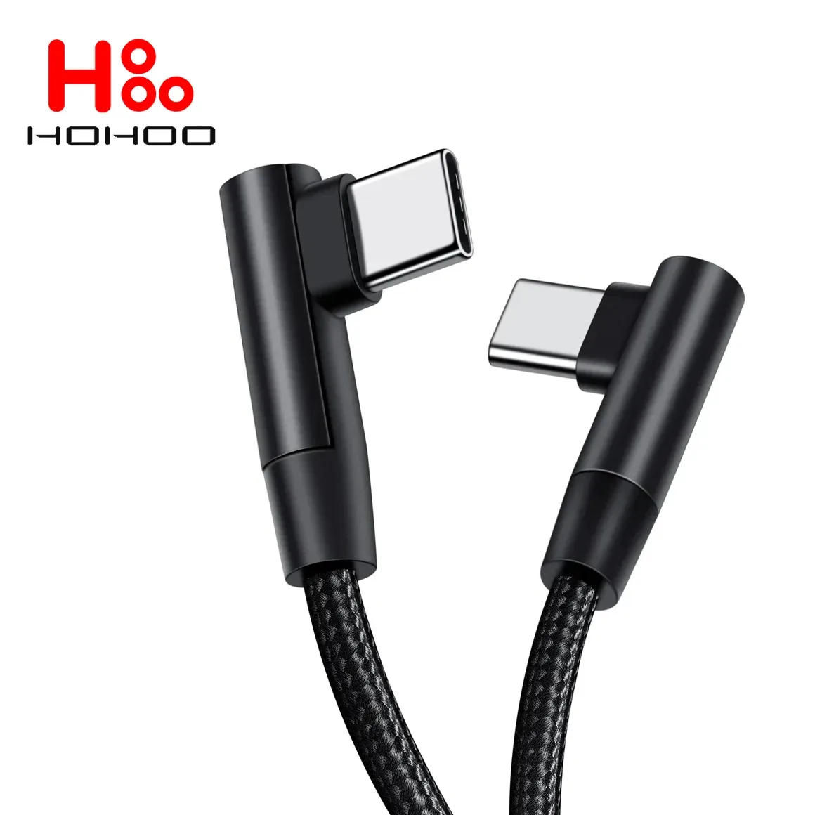 Câble USB-C vers USB-C 120W à angle droit (L) - Charge rapide PD 4.0/3.0 - Image 1