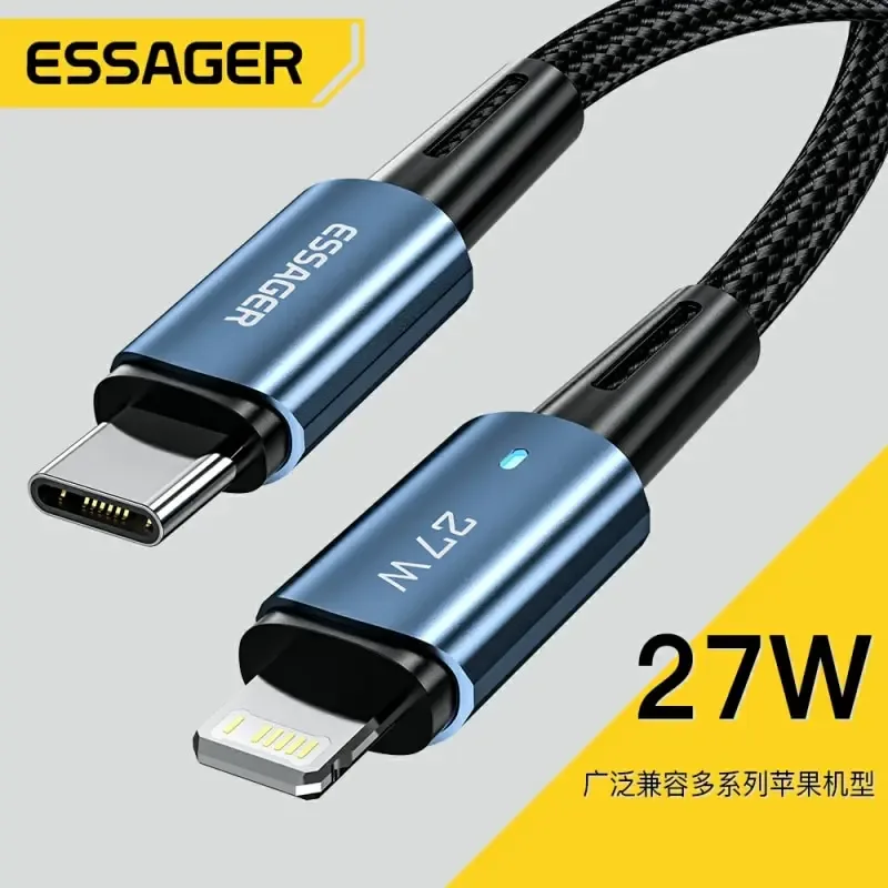 Essager - Câble de charge rapide USB-C vers Lightning 20W - Image 1