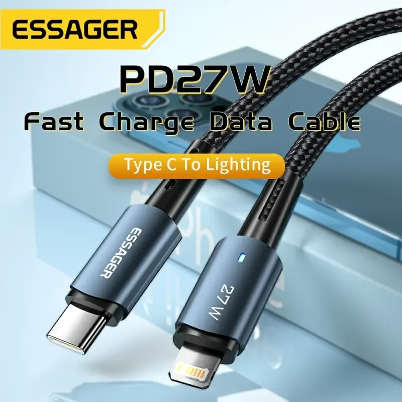 Essager - Câble de charge rapide USB-C vers Lightning 20W - Image 4