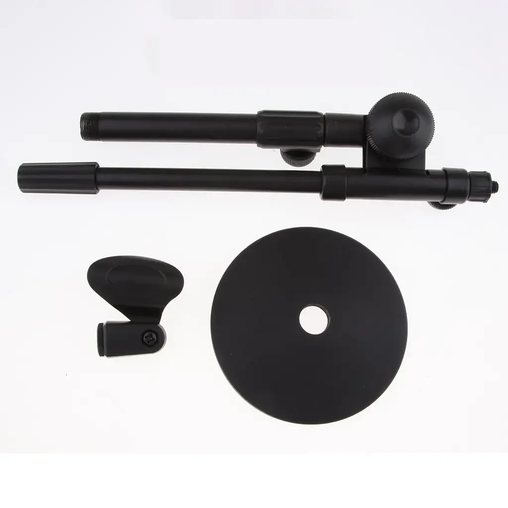 Support de microphone de table réglable (33 cm) avec base de 13 cm pour studio et scène - Image 6