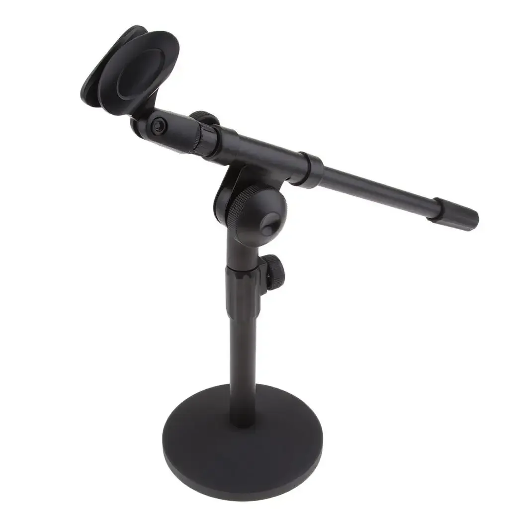 Support de microphone de table réglable (33 cm) avec base de 13 cm pour studio et scène - Image 5