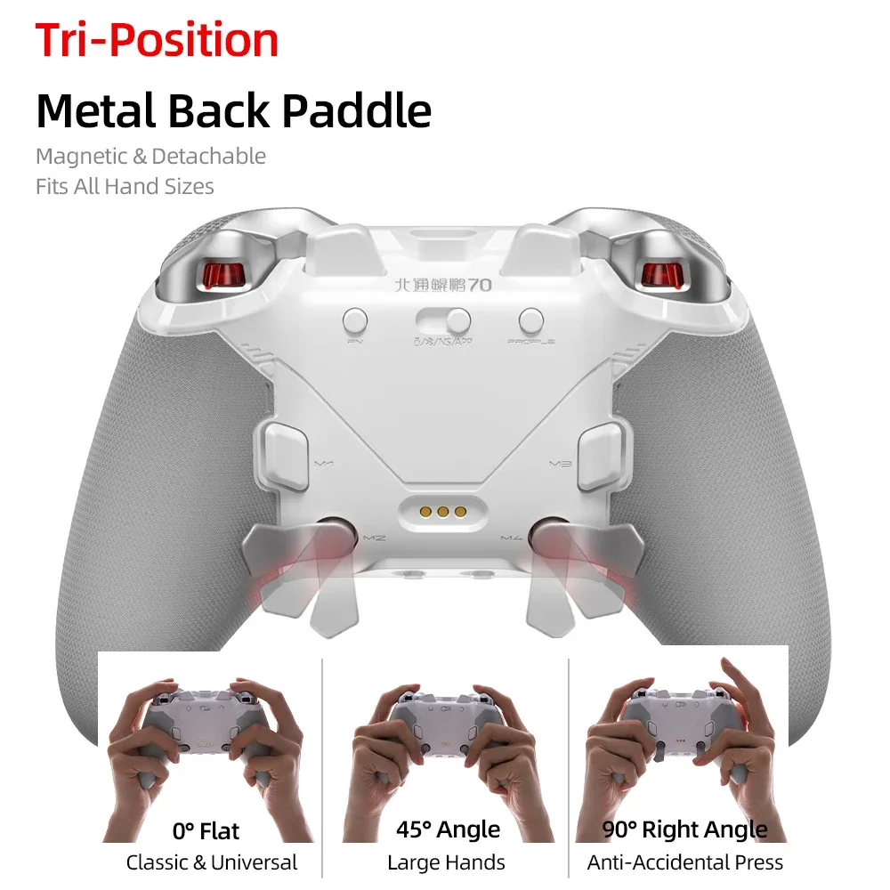 Beitong Kunpeng 70 Elite : Manette sans fil avec IA et gâchettes adaptatives pour Switch 2, PC et mobile - Image 5