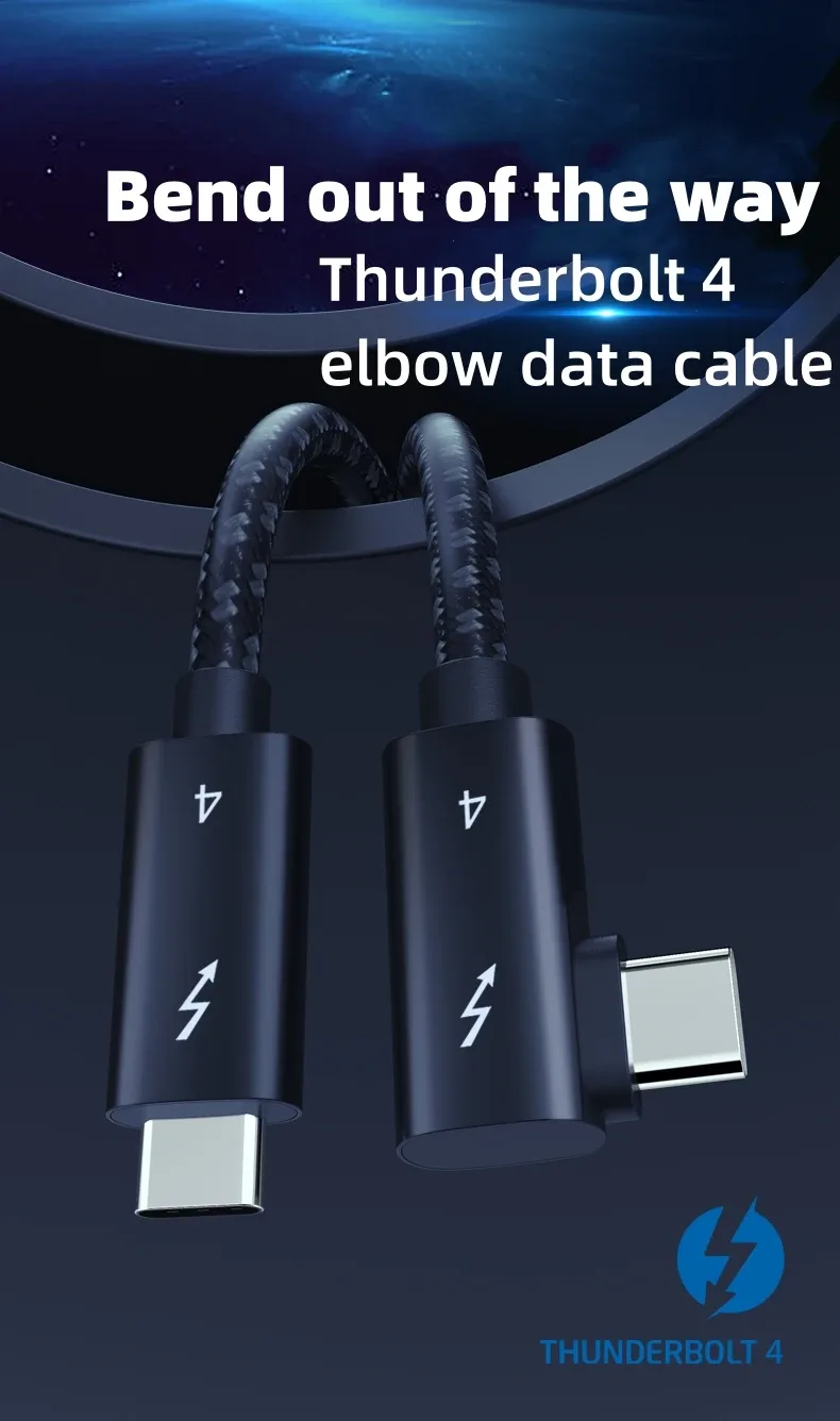 Détails du câble Thunderbolt 4