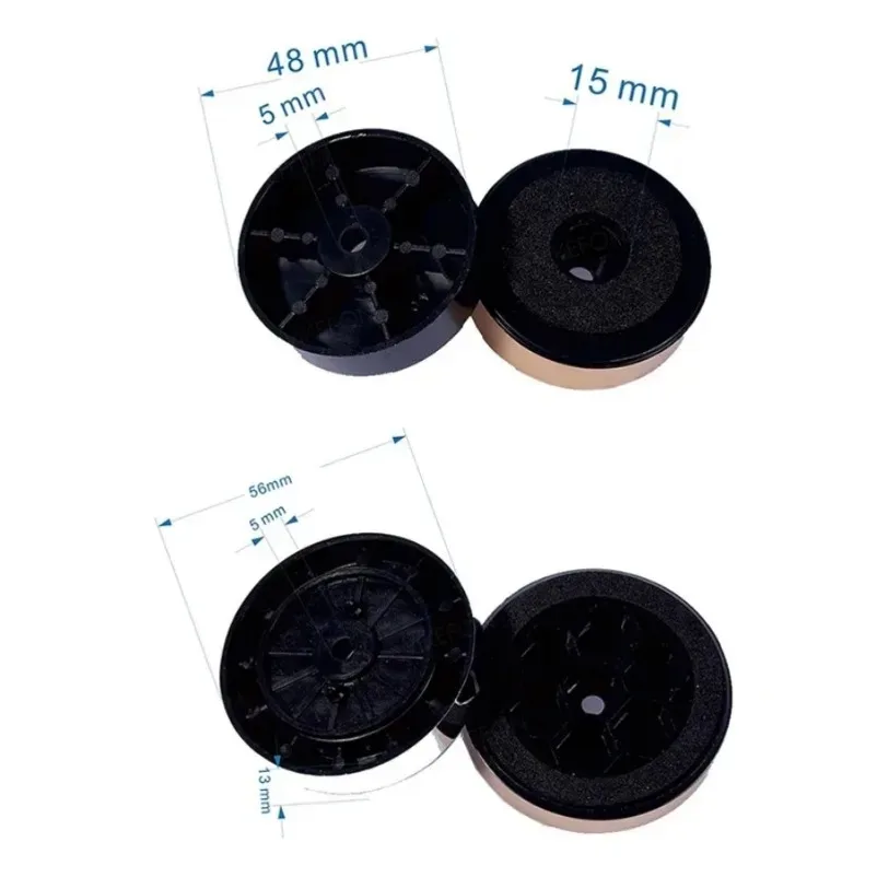 VIKEFON - Lot de 4 pointes de découplage et supports pour enceintes Home Cinéma - Image 6
