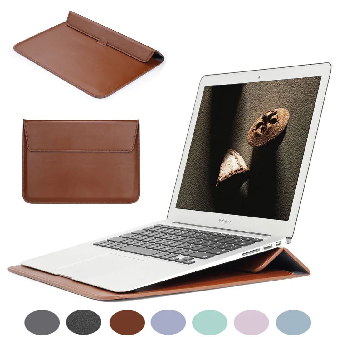Housse de protection avec support pour MacBook Air et Pro (13-16 pouces) - Image 1