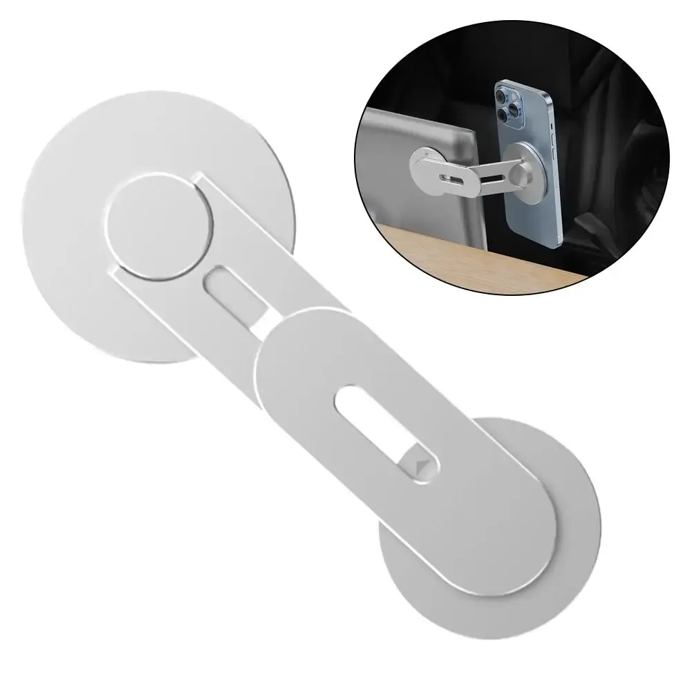Support de téléphone magnétique ajustable en aluminium pour écran et voiture (Compatible MagSafe) 5