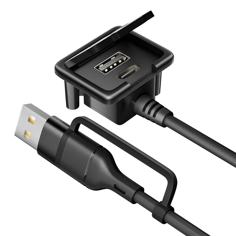 Câble d'extension USB 3.0 Type-C pour port de charge externe de sac à dos (50 cm) - Image 5