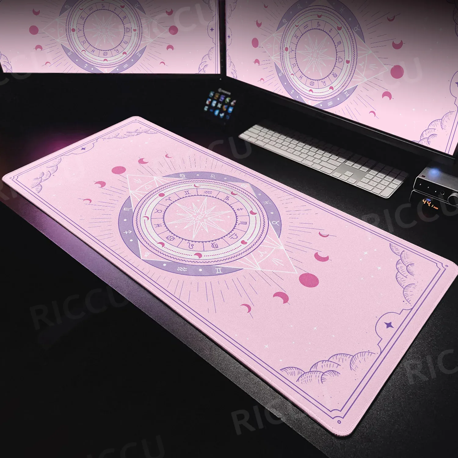 Tapis de souris XXL - Motif Tarot, Lune et Constellations - Image 2