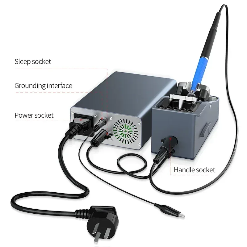 Station de soudage intelligente Aixun T3A 200W compatible T12/T245 - Image 6