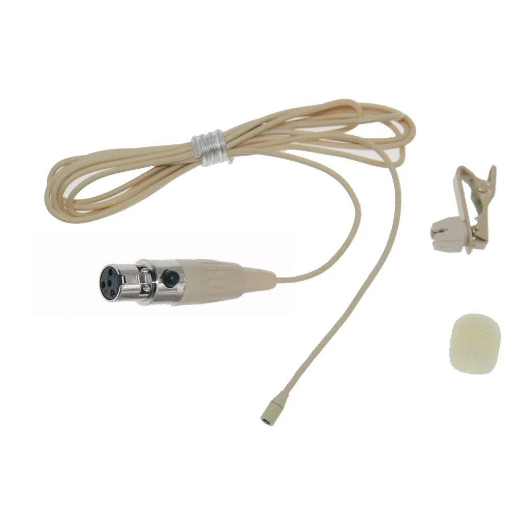 Microphone cravate ultra-miniature TL48 pour systèmes sans fil Sennheiser, Shure, AKG et MiPro (TA3F, TA4F, 3,5 mm) - Image 1