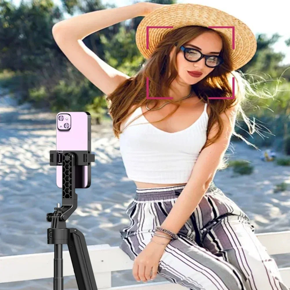 Trépied Selfie Quadripode C12 1,8 m avec Suivi Intelligent IA 360° et Télécommande - Image 3