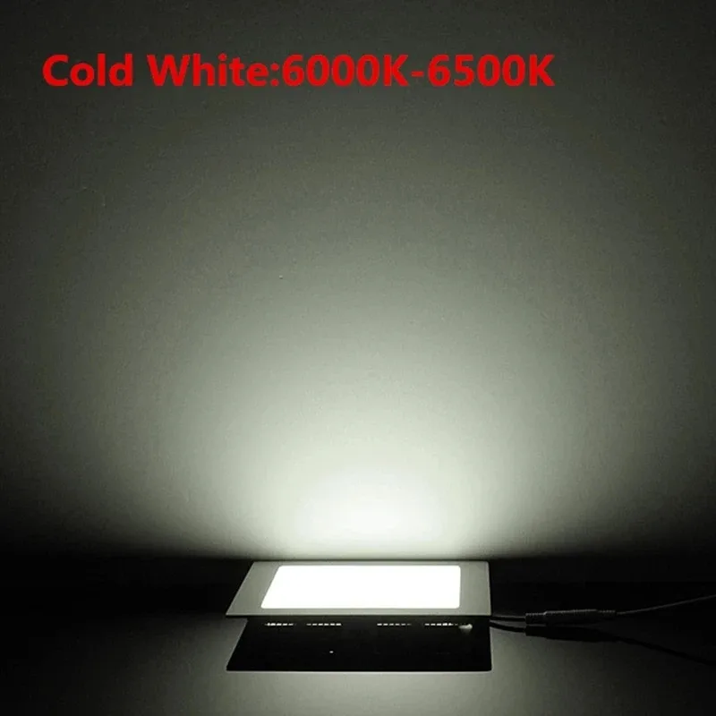 Plafonnier LED Carré Extra-plat, Intensité Variable, 3W-25W - Image 4