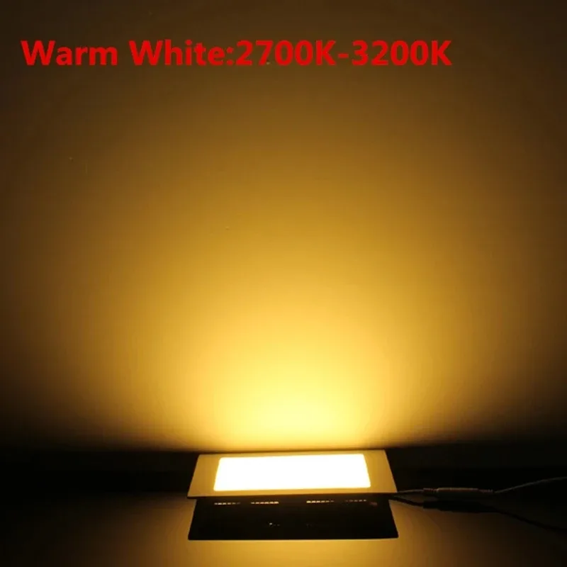 Plafonnier LED Carré Extra-plat, Intensité Variable, 3W-25W - Image 3
