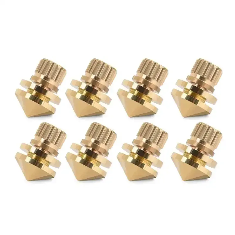 Lot de 8 Pointes de Découplage en Cuivre pour Enceintes HiFi - Image 2