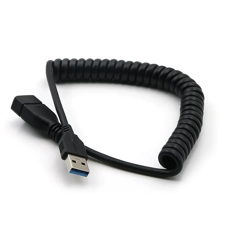 Rallonge USB 3.0 spiralée mâle vers femelle - 1,5 m - Image 6