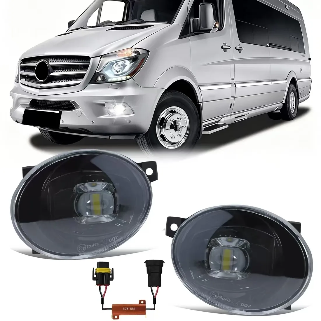 Phare antibrouillard LED pour Mercedes-Benz Sprinter (W907/W910) 2019-2021 - 2H0941699 - Image 1