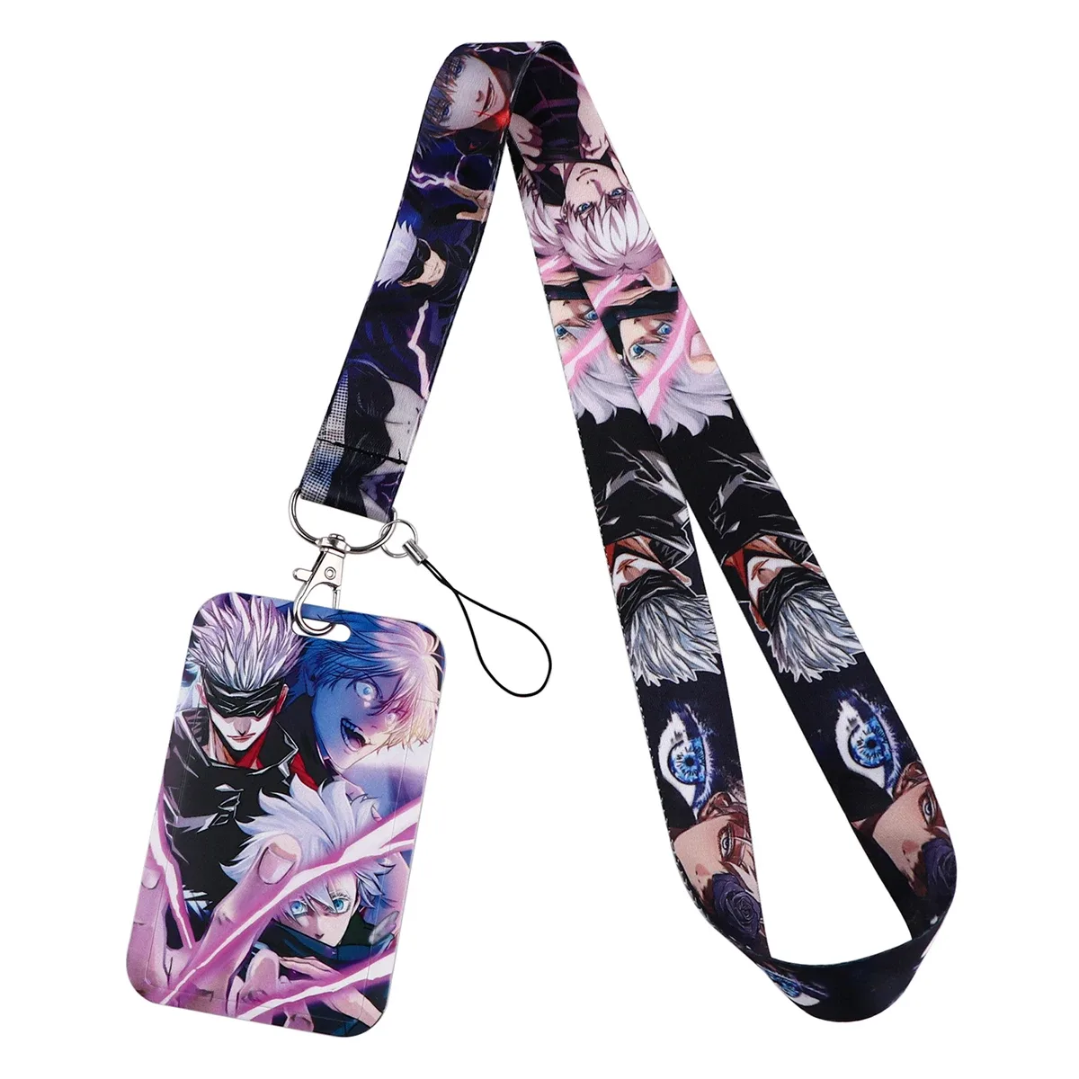 Porte-badge avec tour de cou et porte-clés style Kawaii - Image 2
