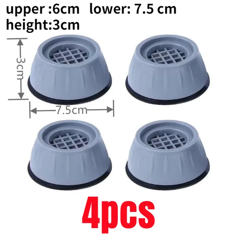 Supports Anti-Vibration Réglables pour Machine à Laver et Réfrigérateur (Lot de 4) - Image 2