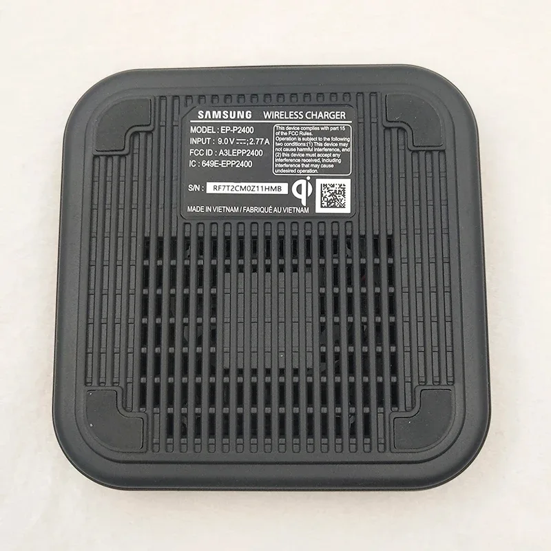 Chargeur sans fil Samsung 15W EP-P2400 pour Galaxy S25, S24, S23, Z Flip/Fold et Note20 Ultra - Image 6