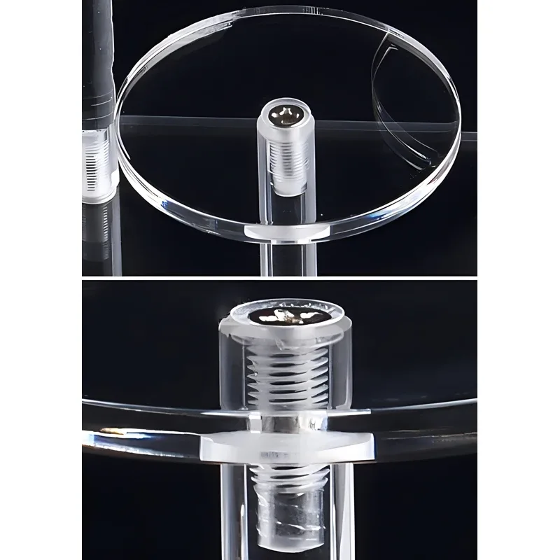 Présentoir en acrylique transparent à 4 niveaux pour parfums et figurines - Image 5