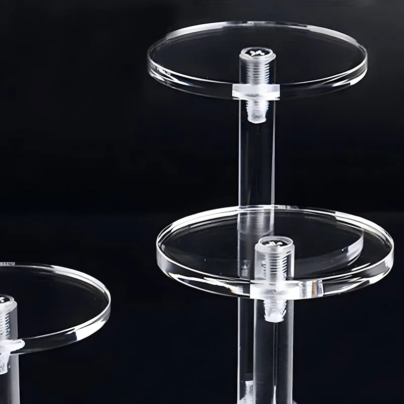 Présentoir en acrylique transparent à 4 niveaux pour parfums et figurines - Image 6