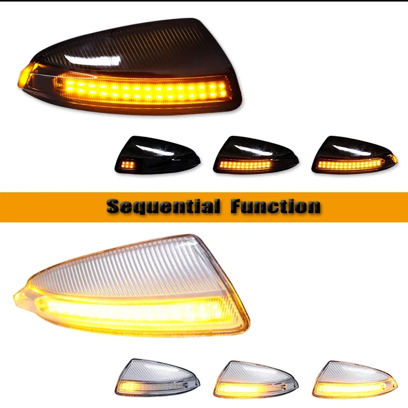 Clignotants de Rétroviseurs Dynamiques LED pour Mercedes-Benz Classe C (W204), Viano, Vito, ML (2007-2014) - Image 5