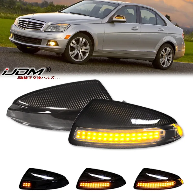 Clignotants de Rétroviseurs Dynamiques LED pour Mercedes-Benz Classe C (W204), Viano, Vito, ML (2007-2014) - Image 1