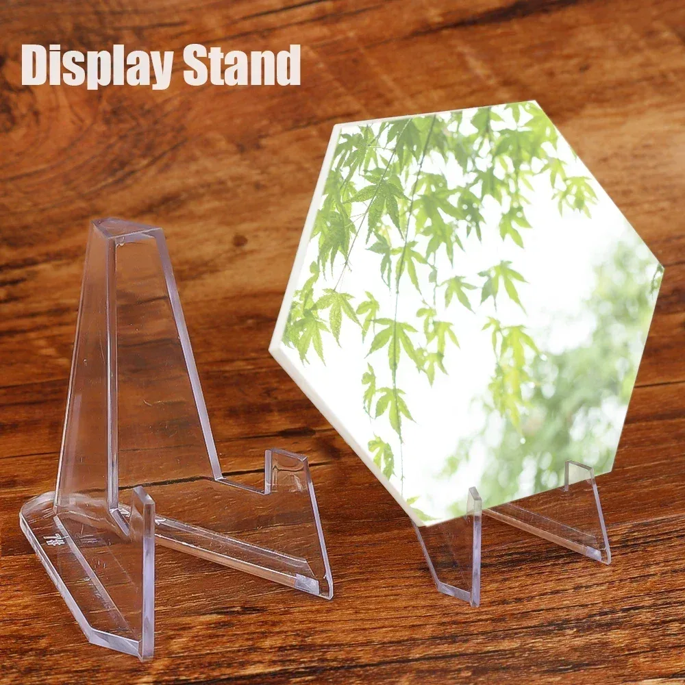 Support de présentation triangulaire en acrylique transparent - Image 6