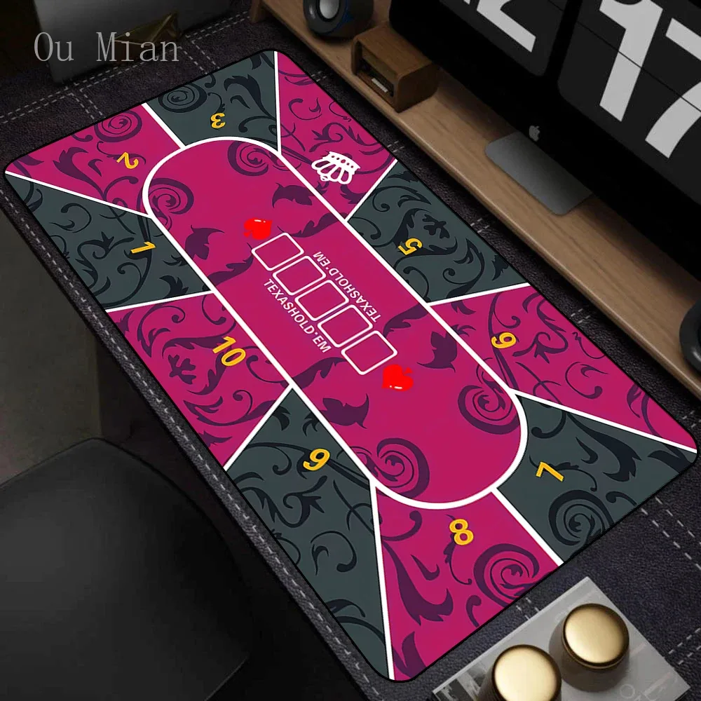 Tapis de Poker Texas Hold'em antidérapant en caoutchouc épais - Image 1