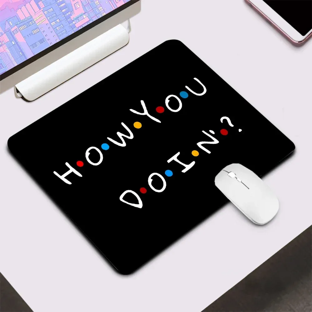 Tapis de souris gaming XXL - Citations série Friends - Sous-main de bureau - Image 3