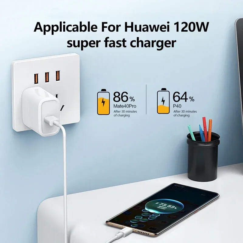 Câble de charge rapide USB-C vers USB-C 120W - 10A - Image 5