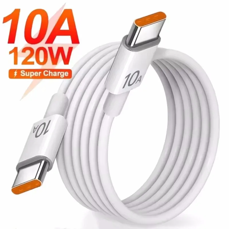 Câble de charge rapide USB-C vers USB-C 120W - 10A - Image 1