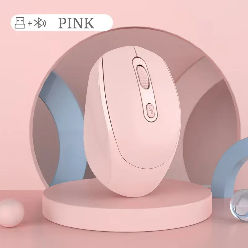 Souris sans fil M107 - Bluetooth et 2,4G - Rechargeable et silencieuse - Image 3