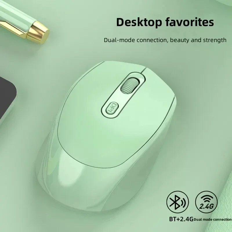 Souris sans fil M107 - Bluetooth et 2,4G - Rechargeable et silencieuse - Image 6