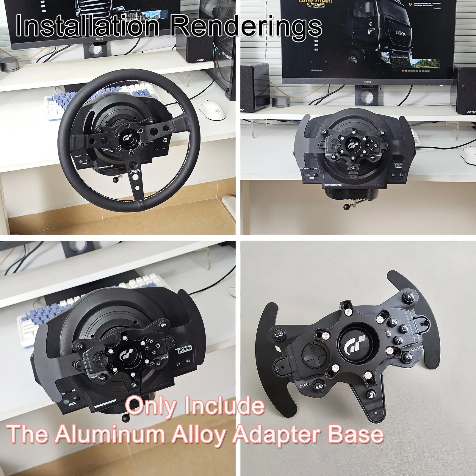 Adaptateur de Volant pour Bases Thrustmaster T300 RS, GT, Ferrari 599, TS-XW, P310 et R383 - Image 4