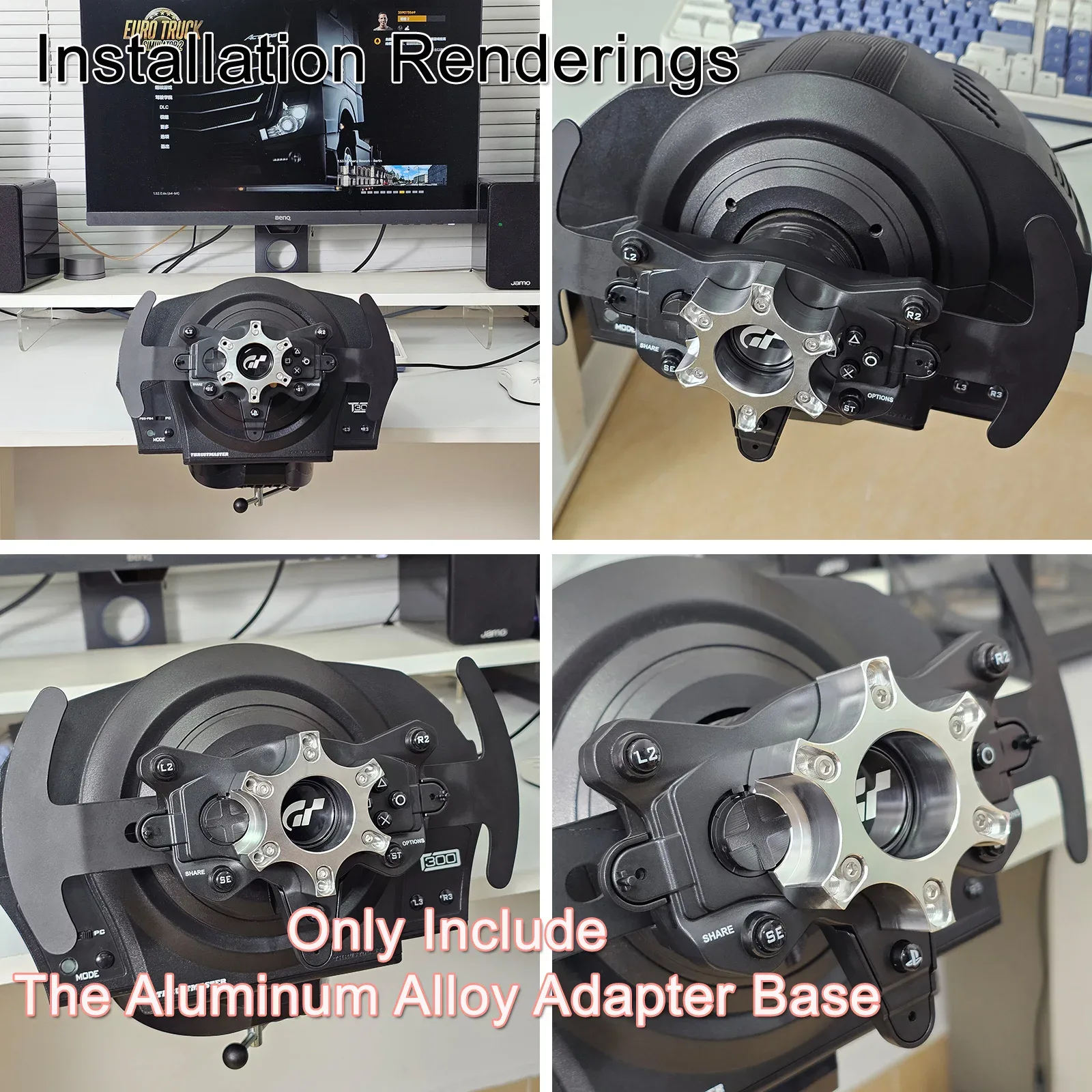 Adaptateur de Volant pour Bases Thrustmaster T300 RS, GT, Ferrari 599, TS-XW, P310 et R383 - Image 5