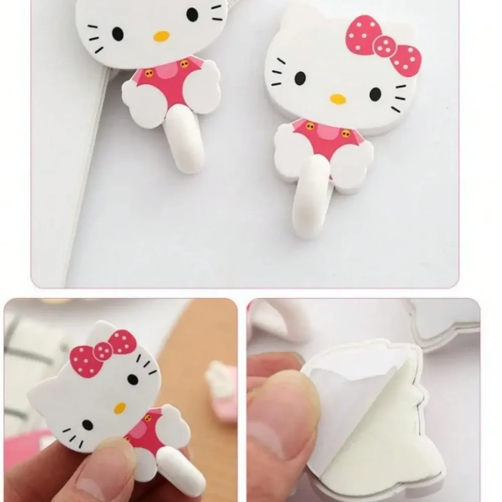 Lot de 2 crochets muraux adhésifs Sanrio Hello Kitty - Image 5