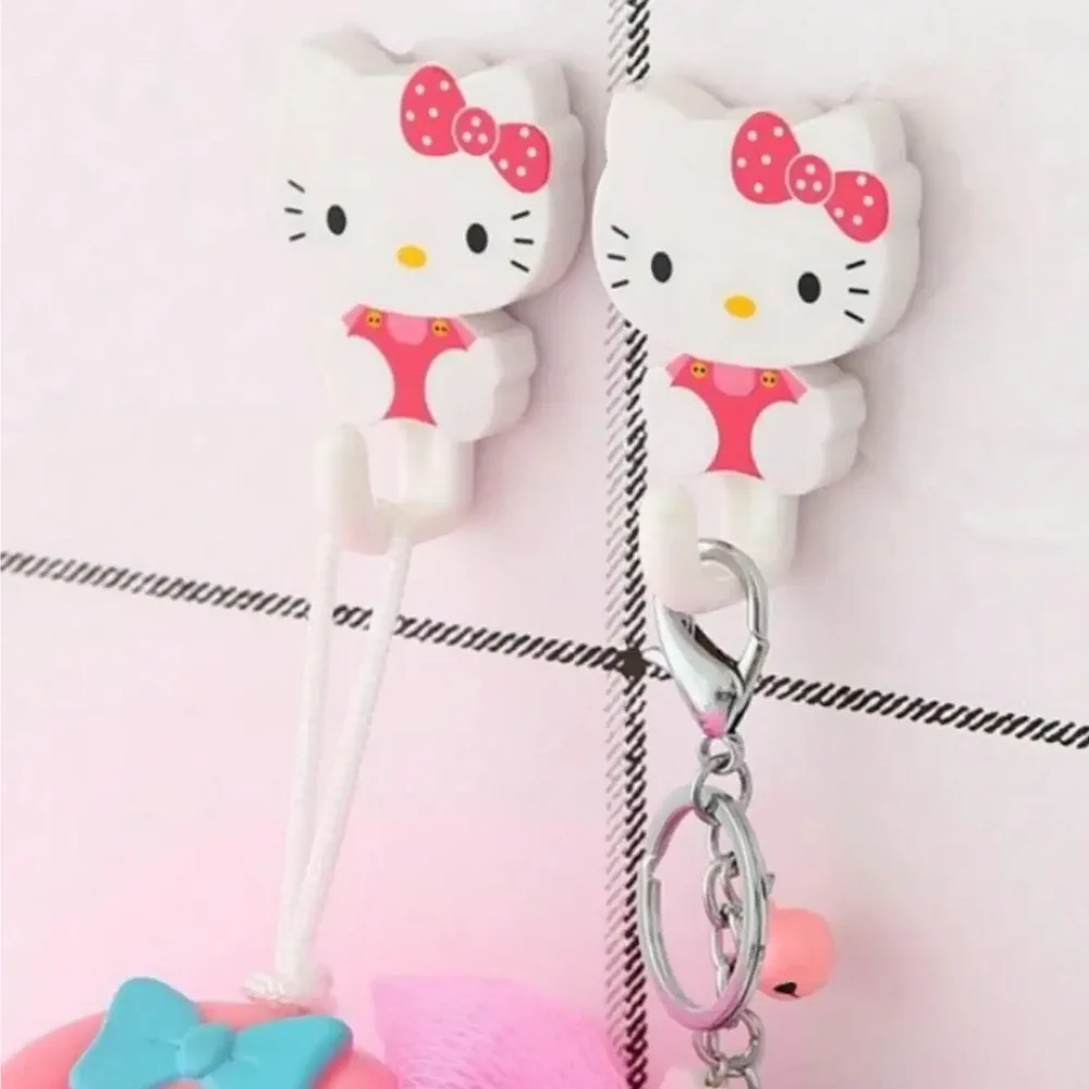 Lot de 2 crochets muraux adhésifs Sanrio Hello Kitty - Image 4