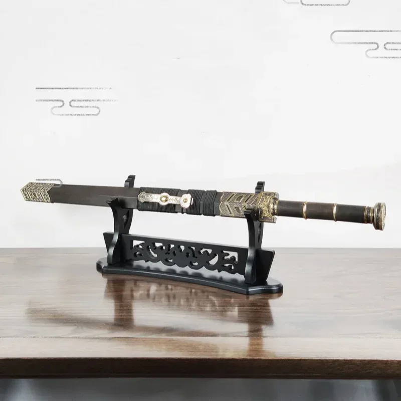 Support de Katana en Bois avec Motif Dragon - Présentoir pour Épée Demon Slayer - Image 4