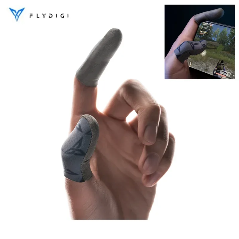 Flydigi P1 – Doigtiers de Jeu Professionnels en Fibre d'Argent 40D, Haute Sensibilité, Ultra-fins - Image 1