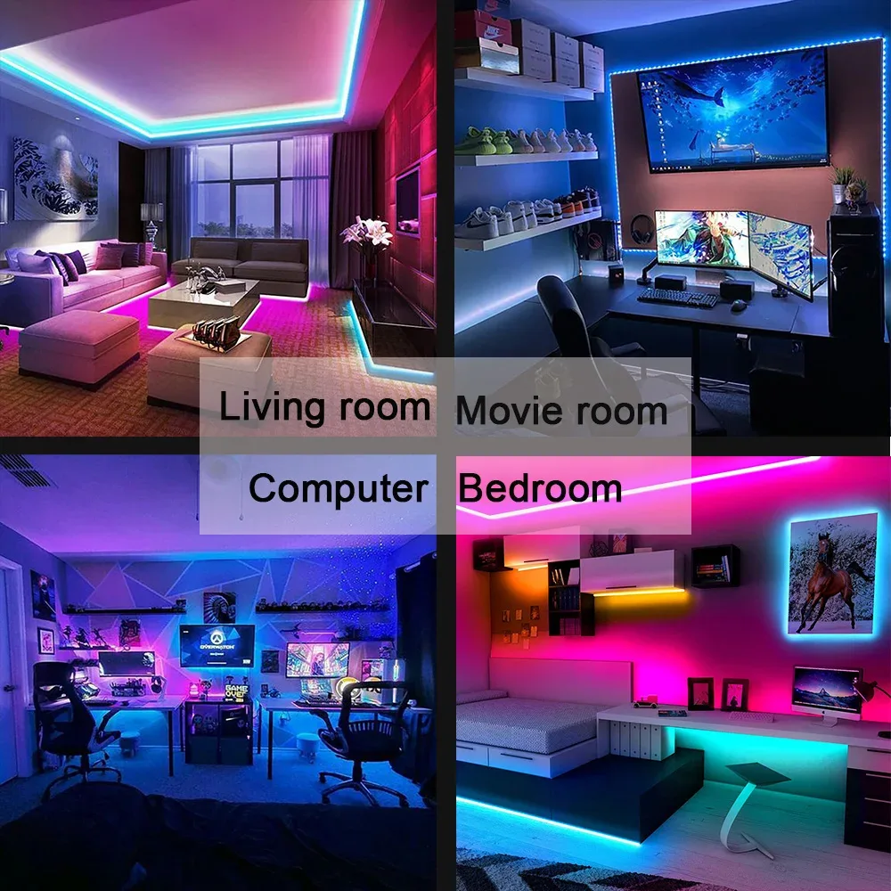 Ruban LED Bluetooth RGB 5050 USB 5V - 30 LED/m - Image 6
