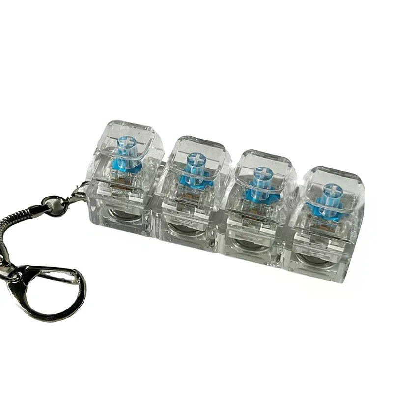 Testeur de switches pour clavier mécanique (4/9 touches) - Porte-clés anti-stress à LED - Image 4