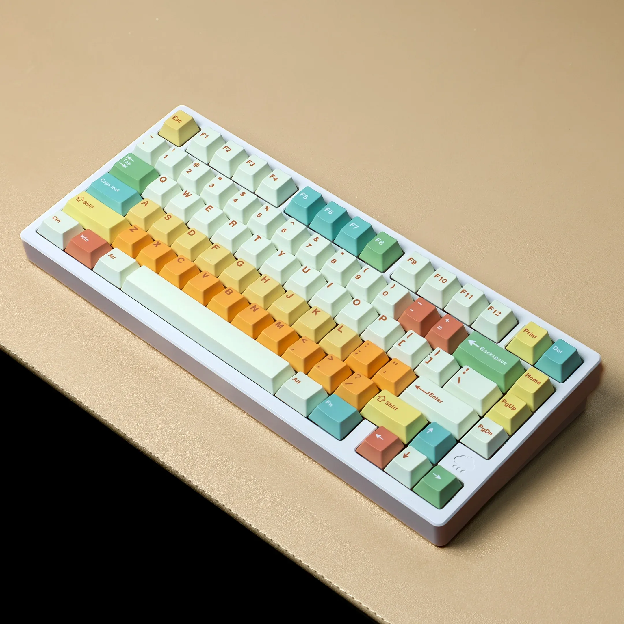 Set de Keycaps PBT Profil Cherry ISO - Sublimation Thermique - Multilingue (FR/DE/ES/KR/RU) - Compatible Rainy75 - Image 6